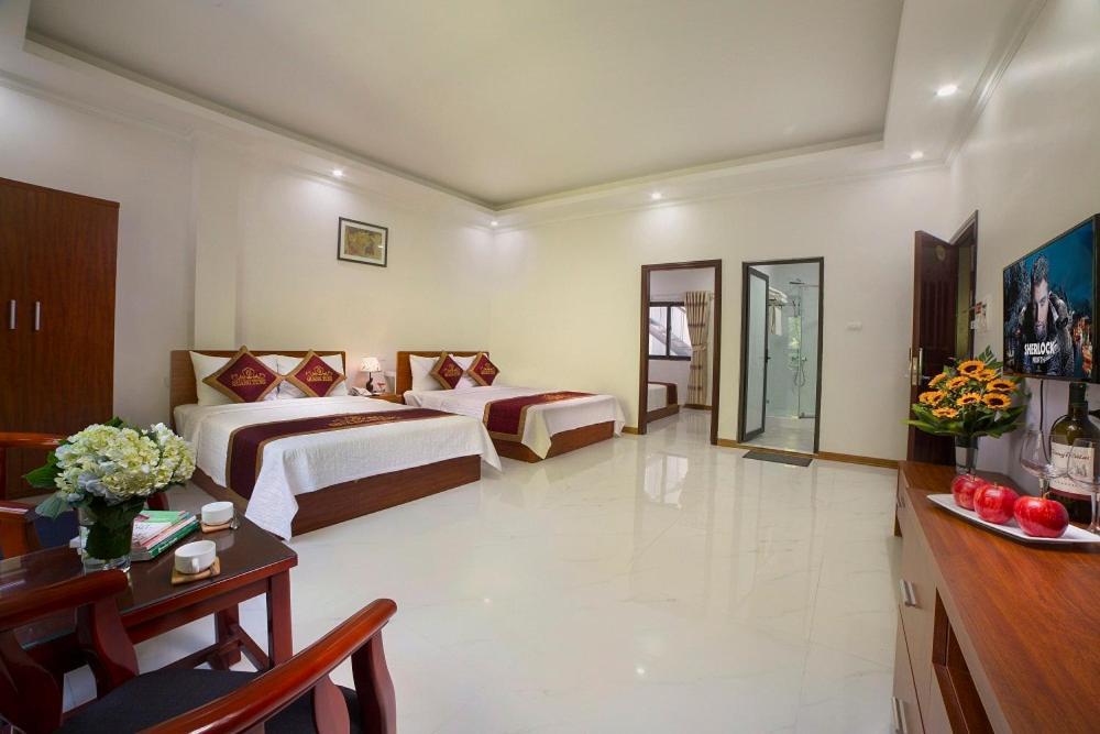 Quang Tung Hotel Dong Khe Sau Buitenkant foto